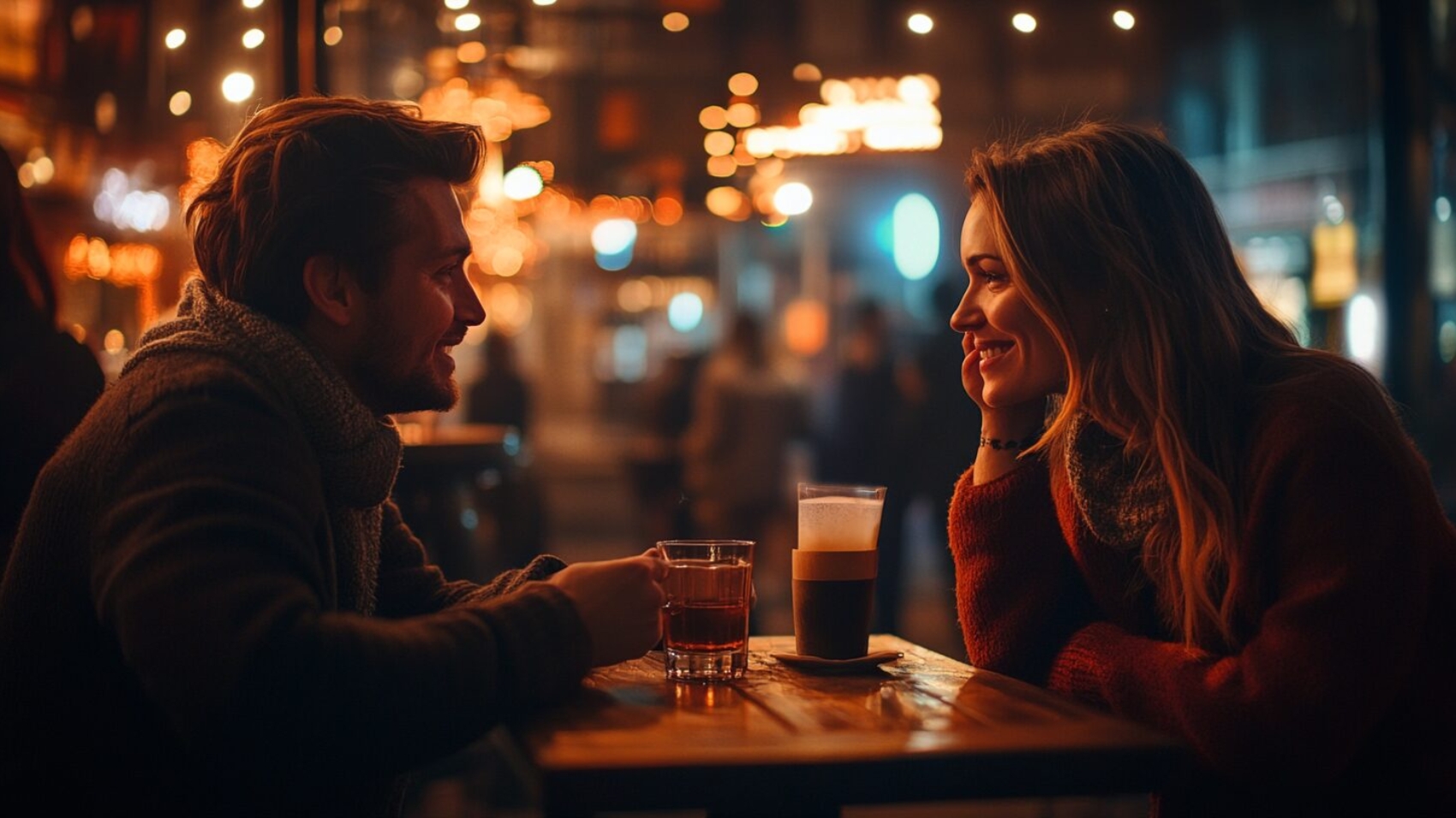 Pareja compartiendo